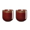 Set of 2 Teacups 200ml – Coppa Rusty Red
