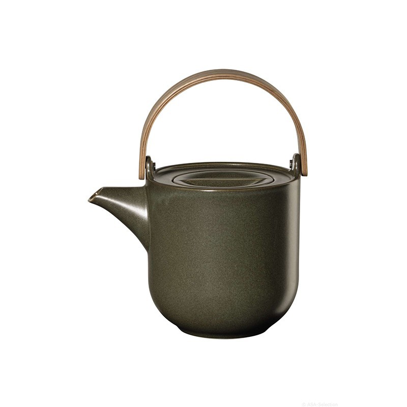 Teapot with Wooden Handle 1lt – Coppa Nori