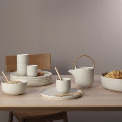 Teapot with Wooden Handle 600ml – Coppa Sencha