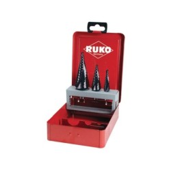 RUKO Set Of Steel Drill HSS-TiAlN (Drills Nº 0/9, 1 And 2 - Industrial Box)