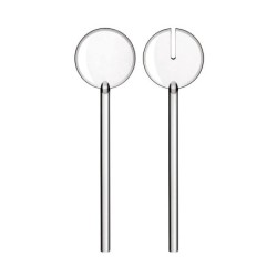 Salad Servers Clear - Tiffany