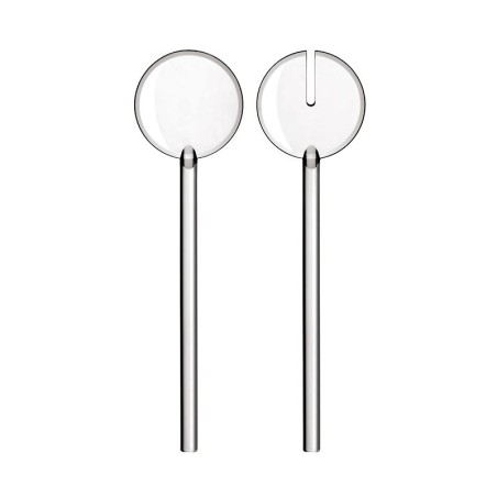 Salad Servers Clear - Tiffany