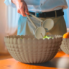 Salad Servers Taupe - Tiffany