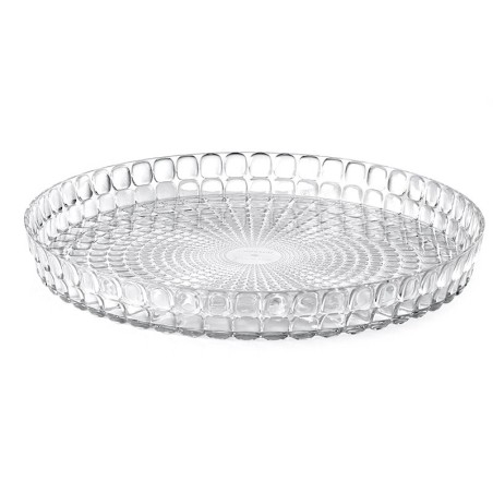 Tabuleiro Redondo Transparente - Tiffany