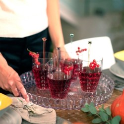 Round Tray Clear - Tiffany