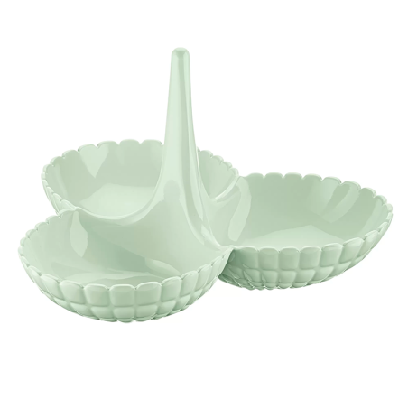 Plato para Aperitivos Verde Malva - Tiffany
