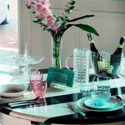 Set de 2 Pratos de Aperitivos Transparente - Tiffany