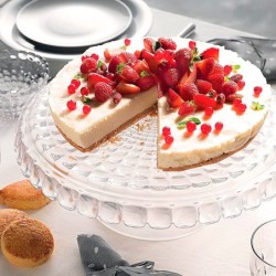Cake Stand With Dome Clear Ø36cm - Tiffany
