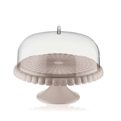 Prato para Bolos com Pé e Campânula Toupeira - Tiffany