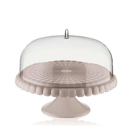 Prato para Bolos com Pé e Campânula Toupeira - Tiffany