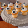 Cake Stand with Dome Taupe - Tiffany
