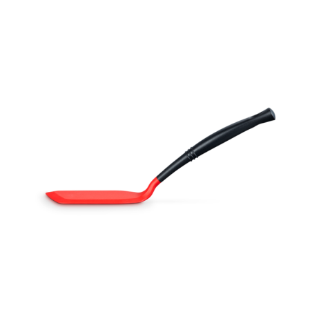 Espátula Plana com Borda em Silicone Cereja