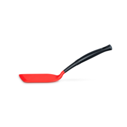 Espátula Plana com Borda em Silicone Cereja