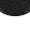 Base para Quentes Redondo 20cm Preto Onyx