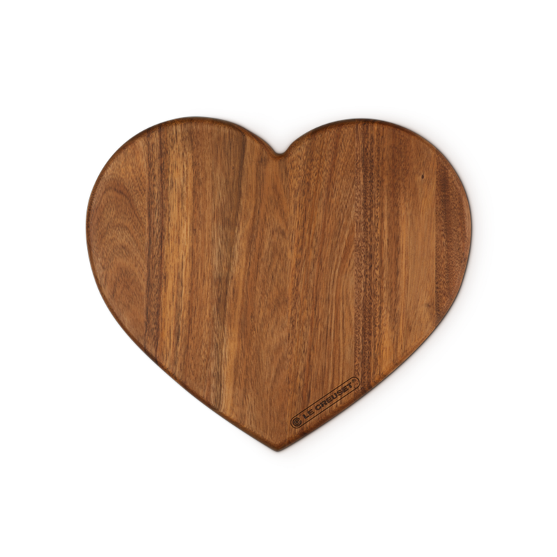 Acacia Wood Heart Tray 33cm - L'Amour Acacia Wood Heart Tray 33cm - L'Amour