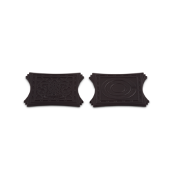 Set 2 Salvamanteles Magnéticos Negro