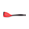 Professional Silicone Edge Slotted Turner Cerise