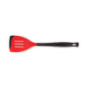 Professional Silicone Edge Slotted Turner Cerise