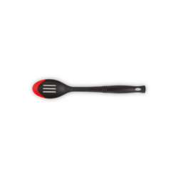 Professional Silicone Edge Slotted Spoon Cerise - Bi-Revolution