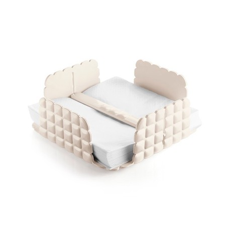 Square Table Napkin Holder Milk White - Tiffany