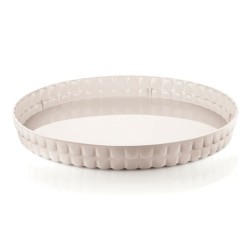 Tabuleiro Redondo Branco Leite - Tiffany