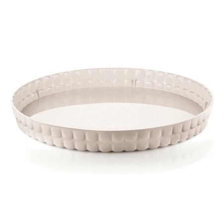 Tabuleiro Redondo Branco Leite - Tiffany