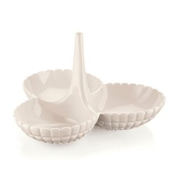 Taças para Aperitivos Branco Leite - Tiffany