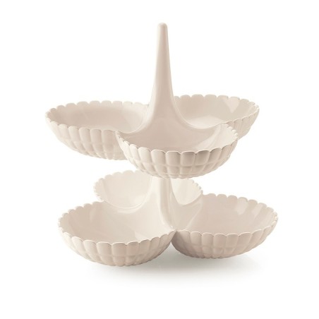 Juego de 2 Boles para Aperitivos Blanco Leche - Tiffany