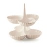 Conjunto de 2 Taças para Aperitivos Branco Leite - Tiffany