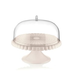 Prato Pequeno para Bolo com Campânula Branco Leite - Tiffany