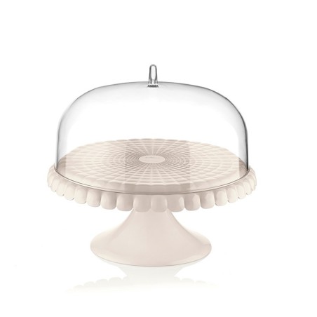 Prato Pequeno para Bolo com Campânula Branco Leite - Tiffany