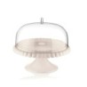 Prato Pequeno para Bolo com Campânula Branco Leite - Tiffany
