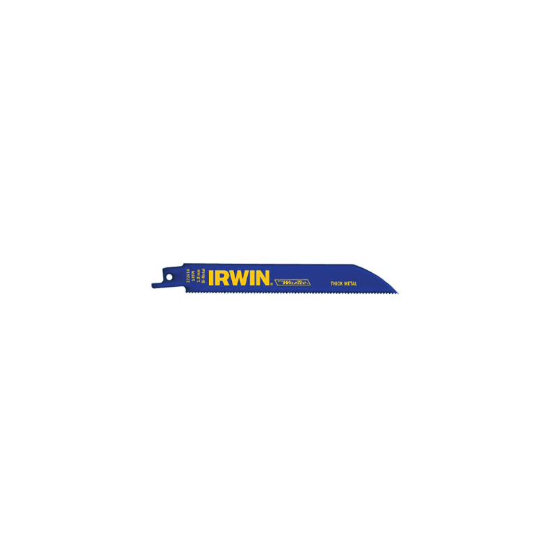 IRWIN WELDTEC Metal Cutting Bi-Metal Reciprocating Blade 818R 200 mm, 18 TPI (25un.)