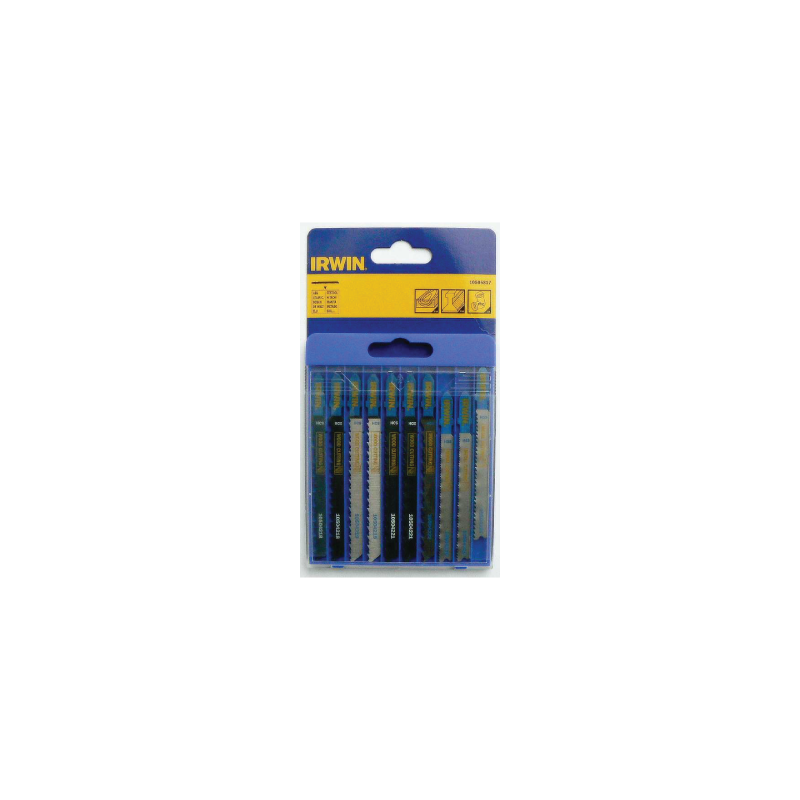 IRWIN Metal & Wood Cutting Jigsaw Blades Set (10un.)
