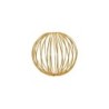 Set of 4 Golden Metal Balls - Deko
