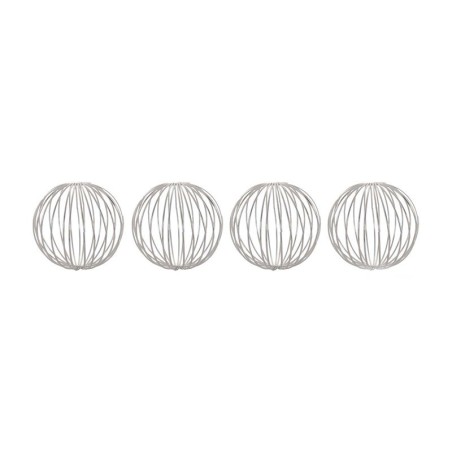 Conjunto de 4 Bolas Prata ø6cm - Deko