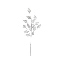 Leaf Twig Silver - Deko