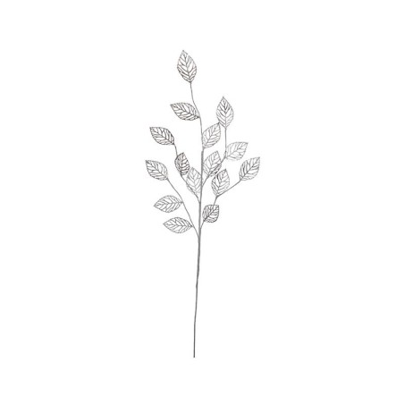 Leaf Twig Silver - Deko