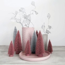 Leaf Twig Silver - Deko