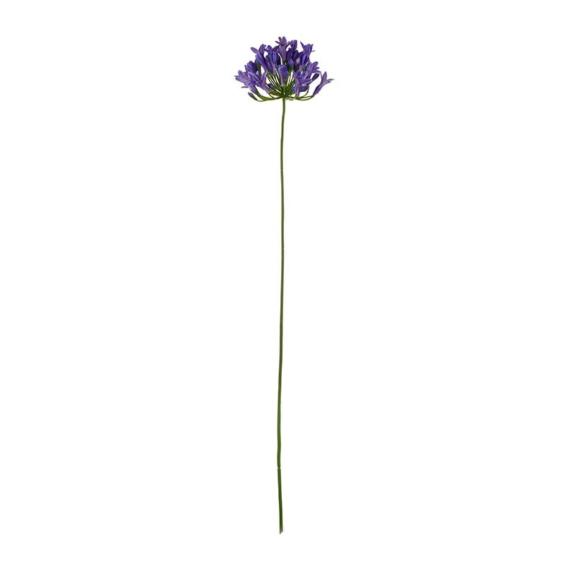 Artificial Agapanthus Twig 75cm Lilac - Deko