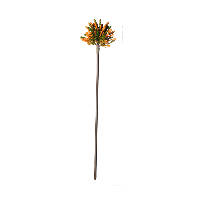 Artificial Allium Orange Twig 56cm - Deko