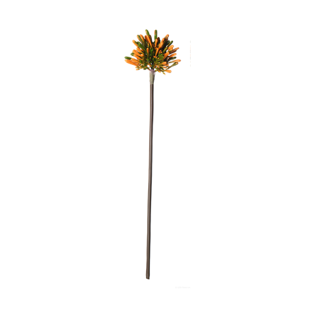 Artificial Allium Orange Twig 56cm - Deko