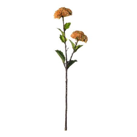 Artificial Coral Sedum Twig Orange 44cm - Deko