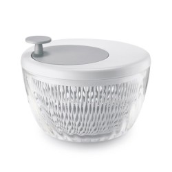 Salad Spinner with Lid Ø26cm White - Spin&Store