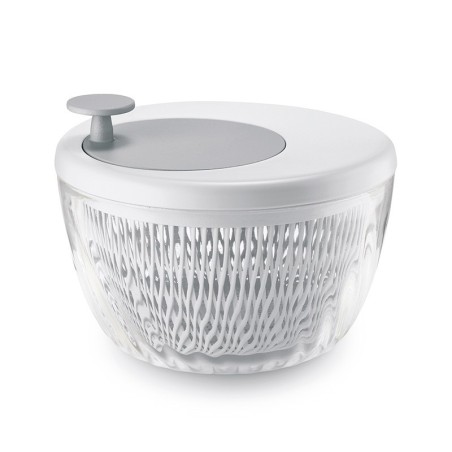 Salad Spinner with Lid Ø26cm White - Spin&Store