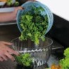 Salad Spinner with Lid Ø26cm Matt Blue - Spin&Store