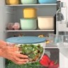 Salad Spinner with Lid Ø26cm Matt Blue - Spin&Store