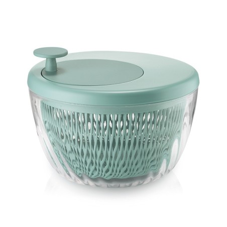 Salad Spinner with Lid Ø26cm Green - Spin&Store