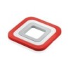 Set of 3 Trivets Red