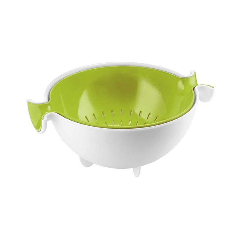Conjunto Taça e Escorredor Verde - Spin&Drain